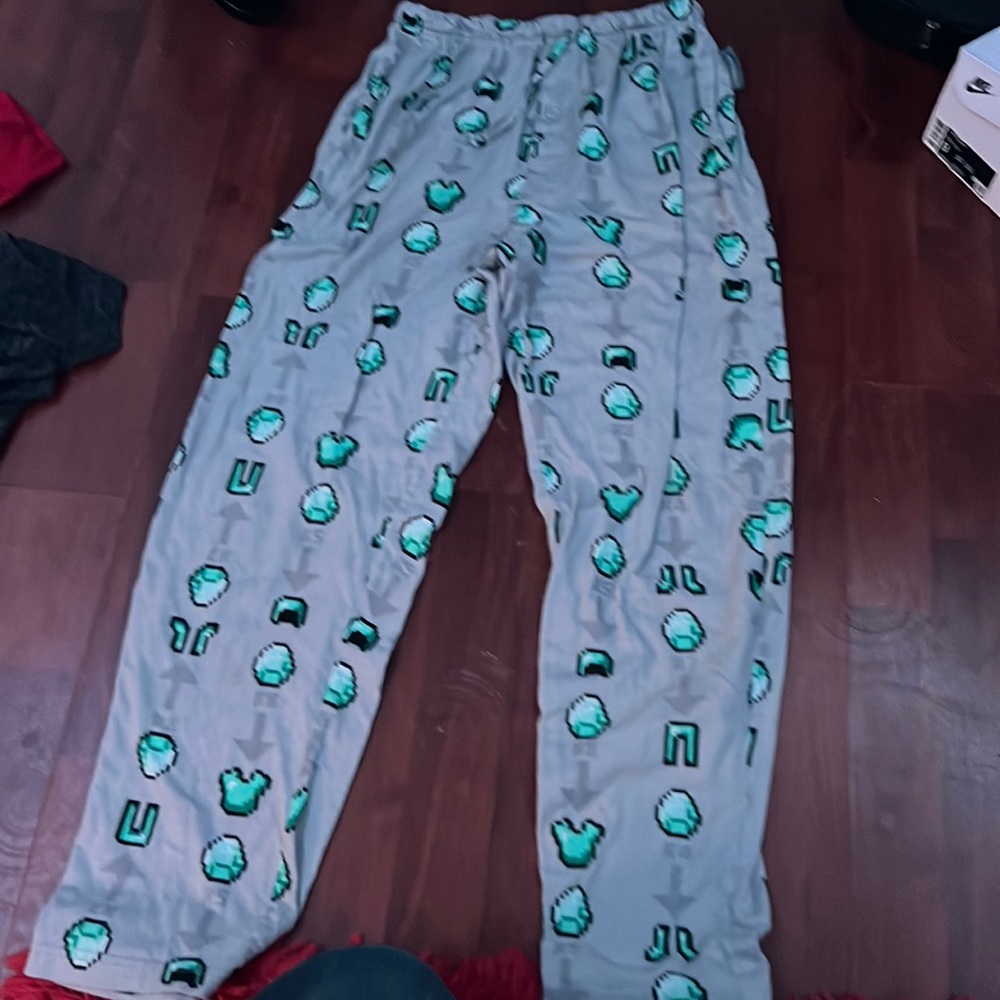 Minecraft diamond pj pants